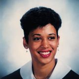 Portraitfoto von Kamala Harris zur Studienzeit