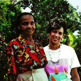 Kamala Harris mit ihrer Großmutter auf Jamaika