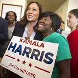 Kamala Harris im Wahlkampf um den Senatsposten