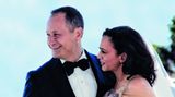 Hochzeitsfoto von Kamala Harris und Ehemann Doug Emhoff