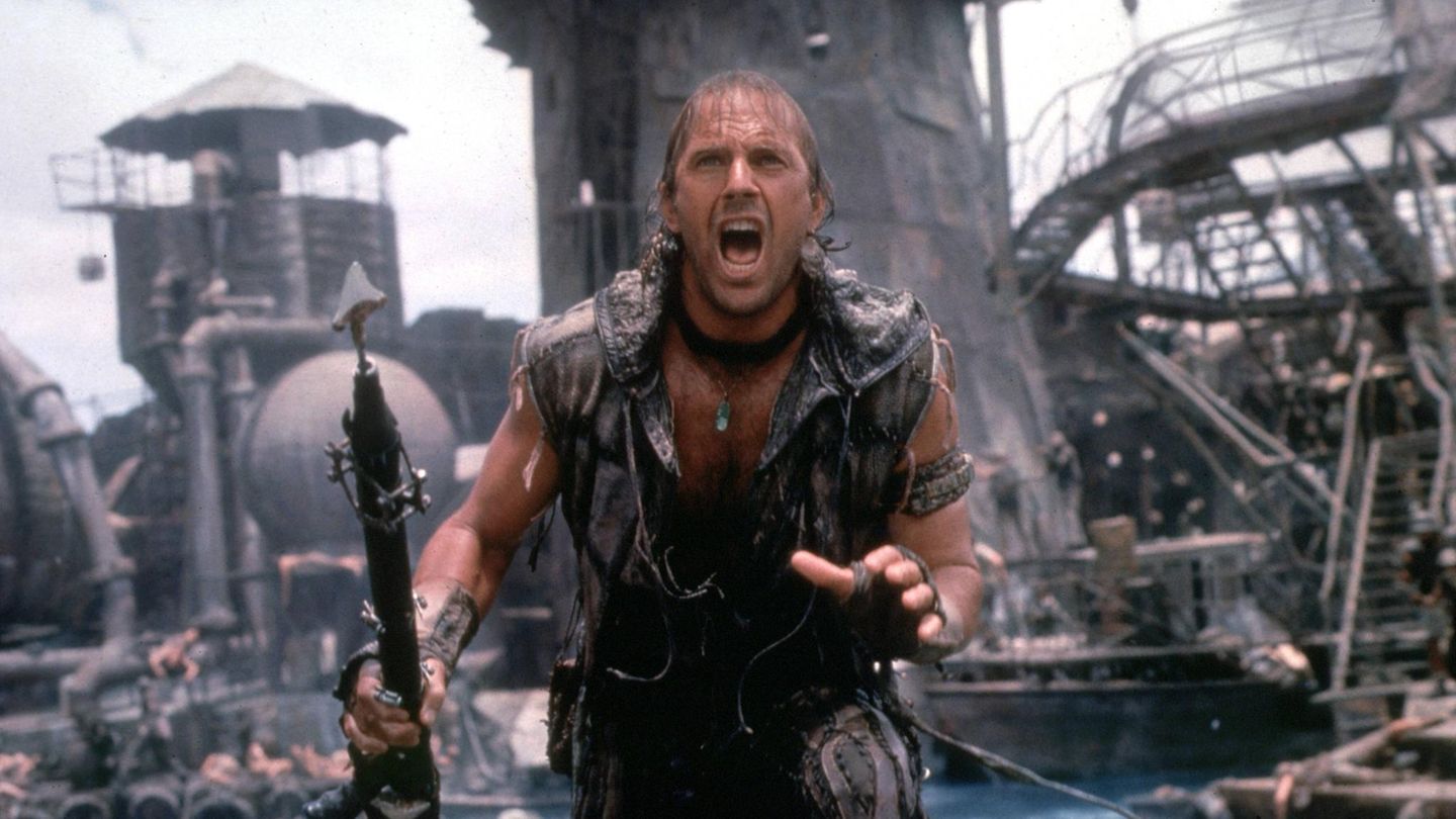 "Waterworld" (1995) Kevin Costner in "Waterworld"