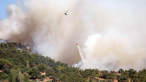 Tagelang brannte es in der Gegend um Izmir, der drittgrößten Stadt der Türkei. Es war das bisher schlimmste Feuer der diesjährigen Waldbrandsaison in dem bei Touristen beliebten Land