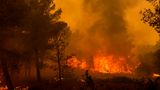 Auch im Nachbarstaat Griechenland wütete zuletzt ein riesiger Waldbrand nordöstlich von Athen