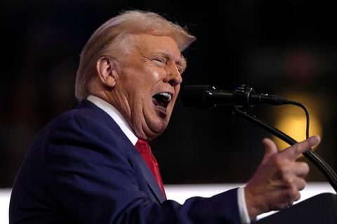 Donald Trump lässt bei einer Wahlkampfrally in Pennsylvania seinem Frust freien Lauf