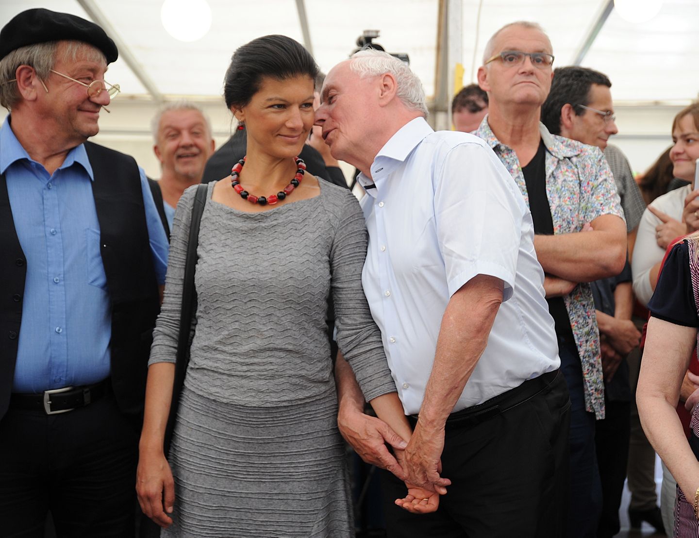 Sahra Wagenknecht und Oskar Lafontaine Hochzeit von Sahra Wagenknecht und Oskar Lafontaine