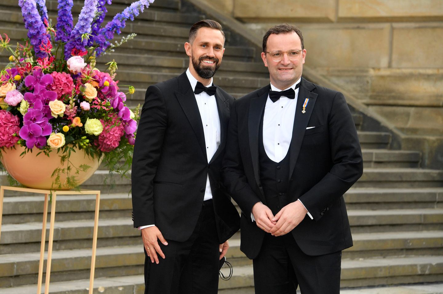 Jens Spahn und seine Ehepartner Daniel Funke in Berlin