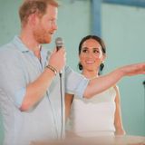 Am Samstag, dem 17. August, besuchten Prinz Harry und Meghan das historische Dorf San Basilio de Palenque in der Nähe von Cartagena