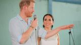 Am Samstag, dem 17. August, besuchten Prinz Harry und Meghan das historische Dorf San Basilio de Palenque in der Nähe von Cartagena
