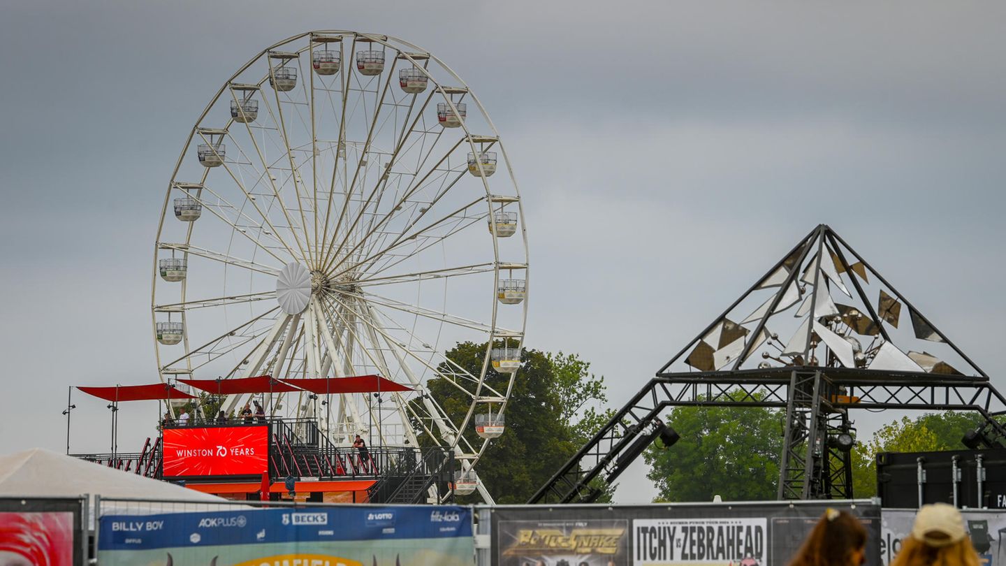 Highfield-Festival: Spekulationen über Riesenrad-Brand: Warum ging die Gondel in Flammen auf?