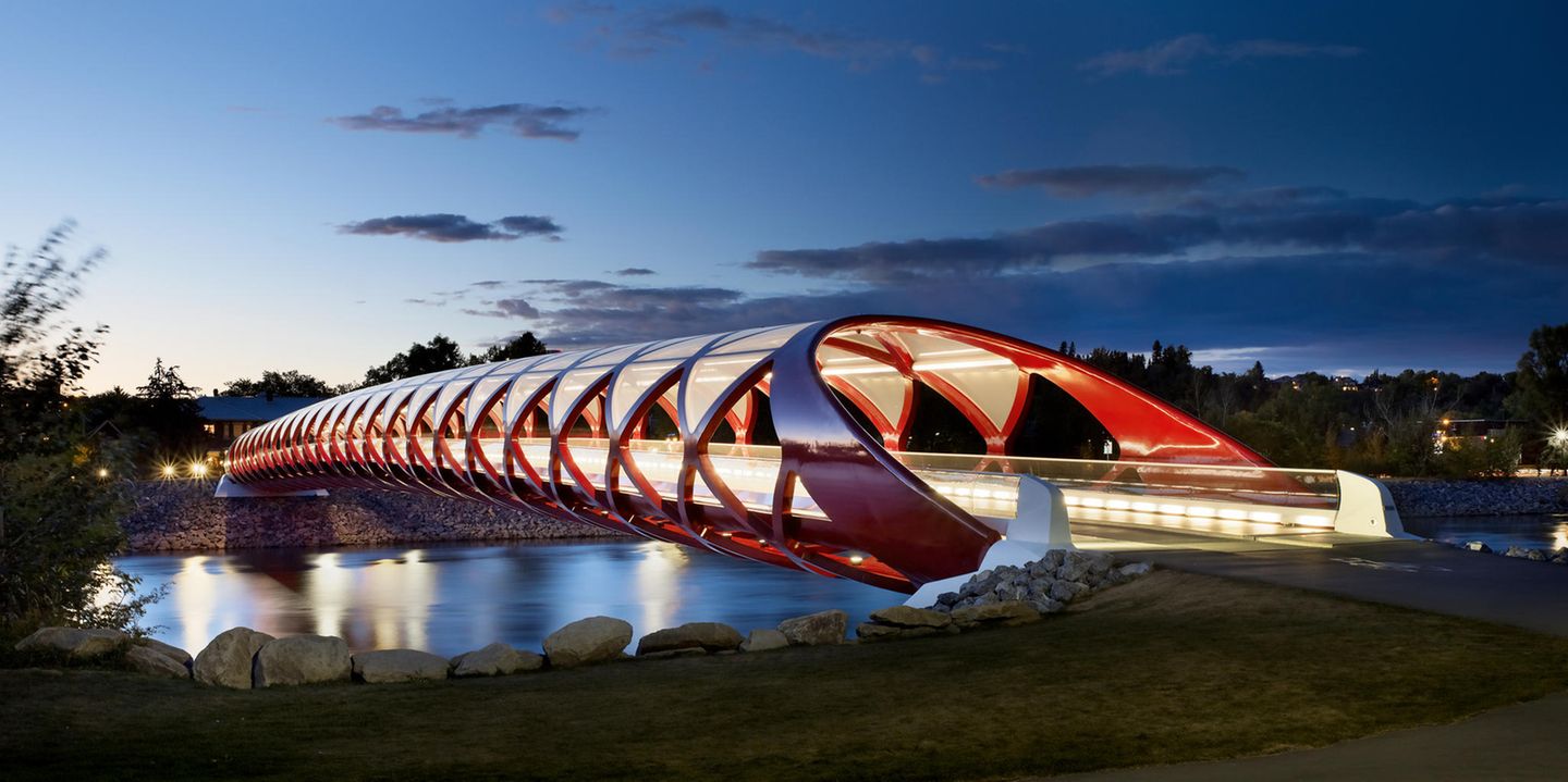 Peace Bridge, Calgary, Canada, 2008–2012