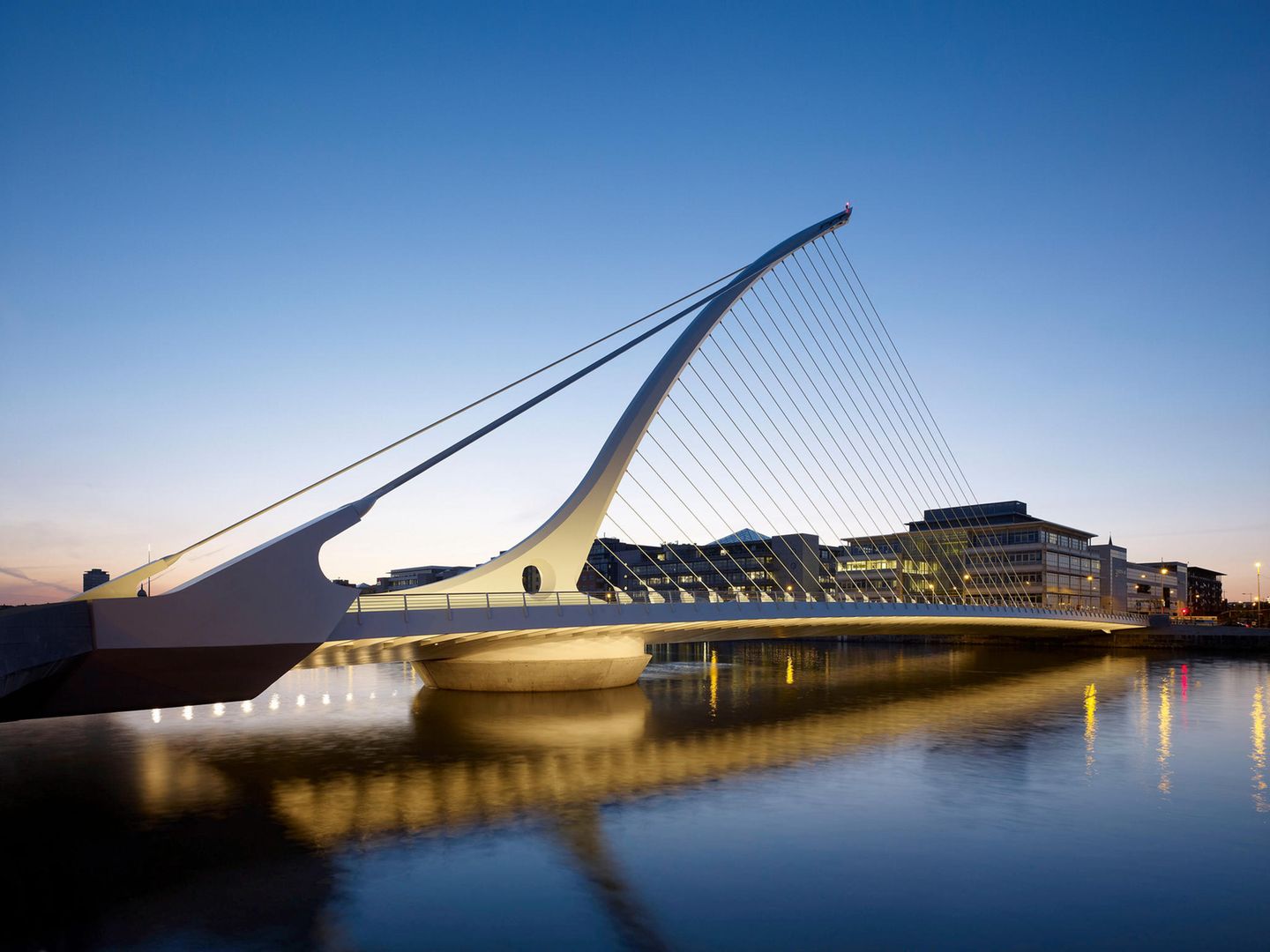 Samuel Beckett Bridge, Dublin, Ireland, 1998–2009