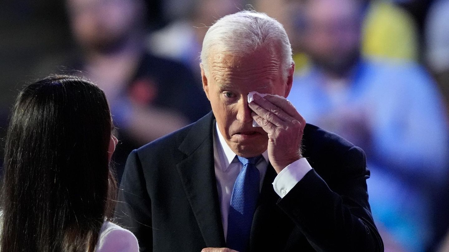 US-Demokraten: "Wir lieben Joe!": Biden mit gro&szlig;em Jubel auf Parteitag empfangen