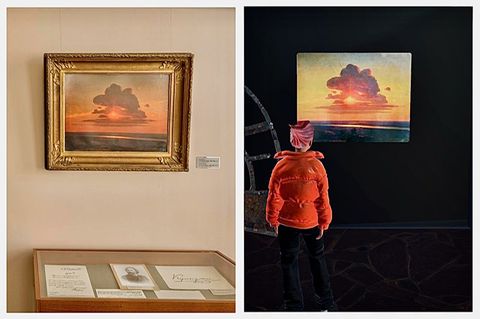 Ukraine: Das Gemälde "Roter Sonnenuntergang am Dnjepr" von Arkhip Kuindzhi – und seine virtuelle Kopie im 3D-Museum