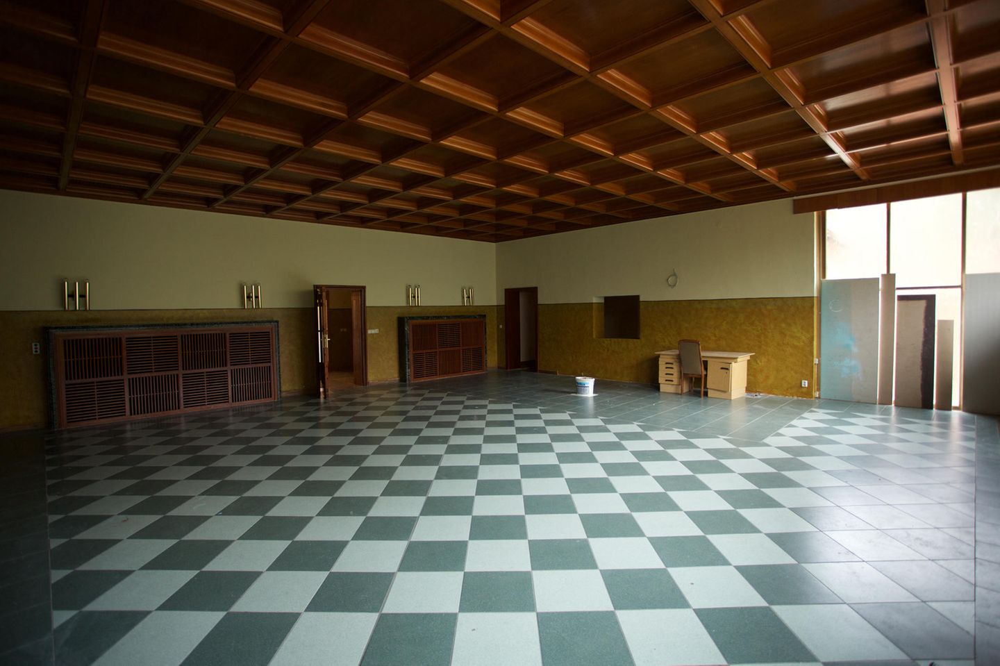 Blick in das Innere der ehemaligen Goebbels-Villa