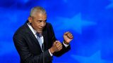 Barack Obama boxt auf die Seite