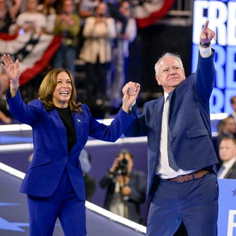 Das neue Traum-Duo der Demokraten: Kamala Harris (l.) und ihr Vize Tim Walz