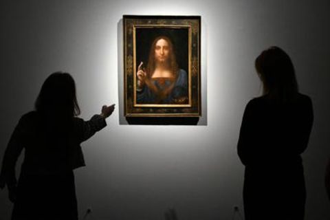 Das Gemälde "Salvator Mundi", das Leonardo da Vinci zugeschrieben wird