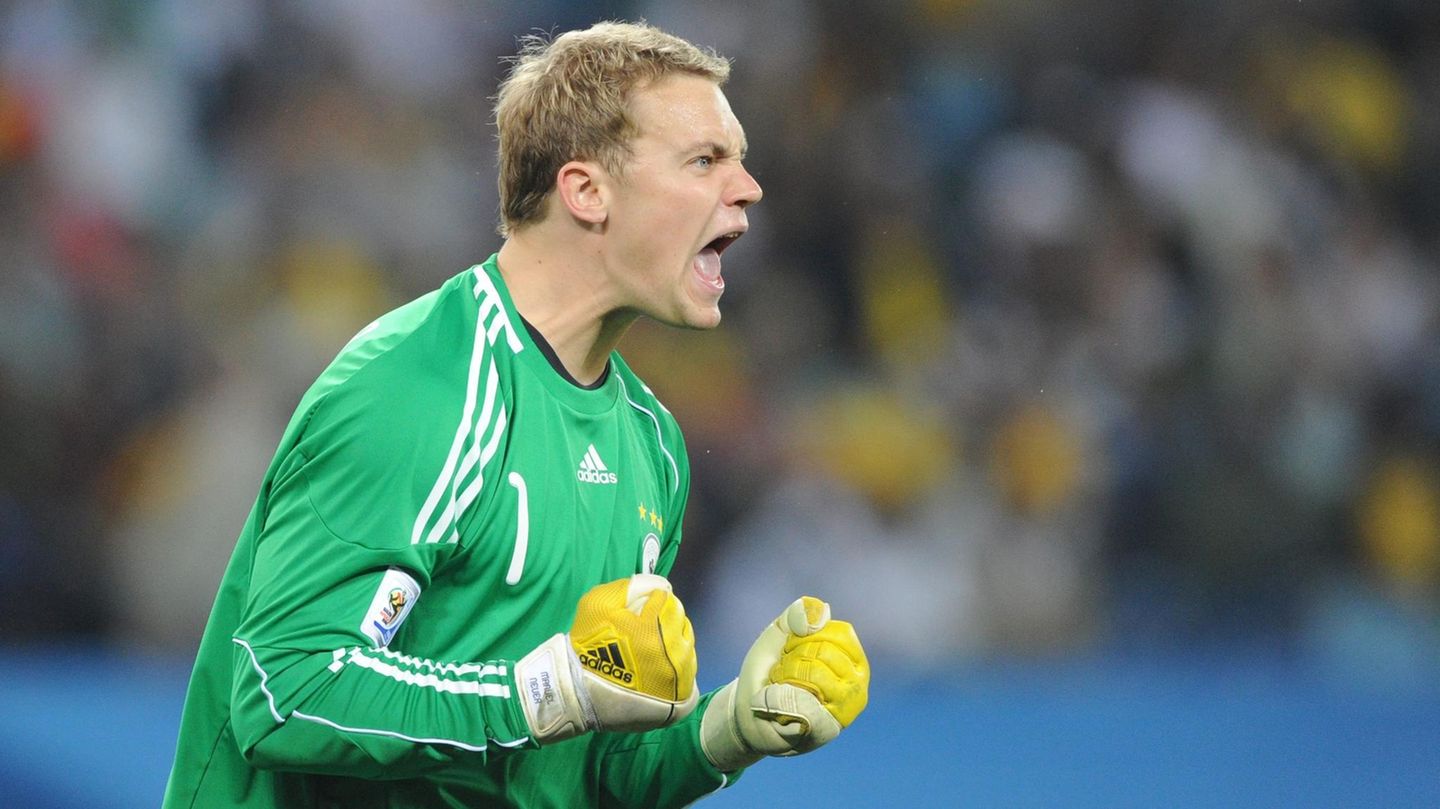 Manuel Neuer bei der WM 2010 in Südafrika