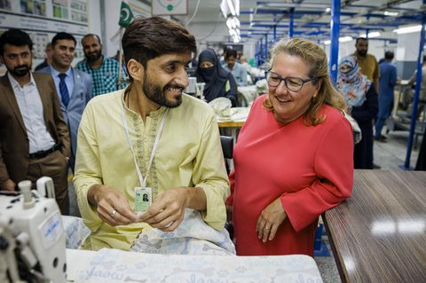 Entwicklungsministerin Svenja Schulze in Pakistan