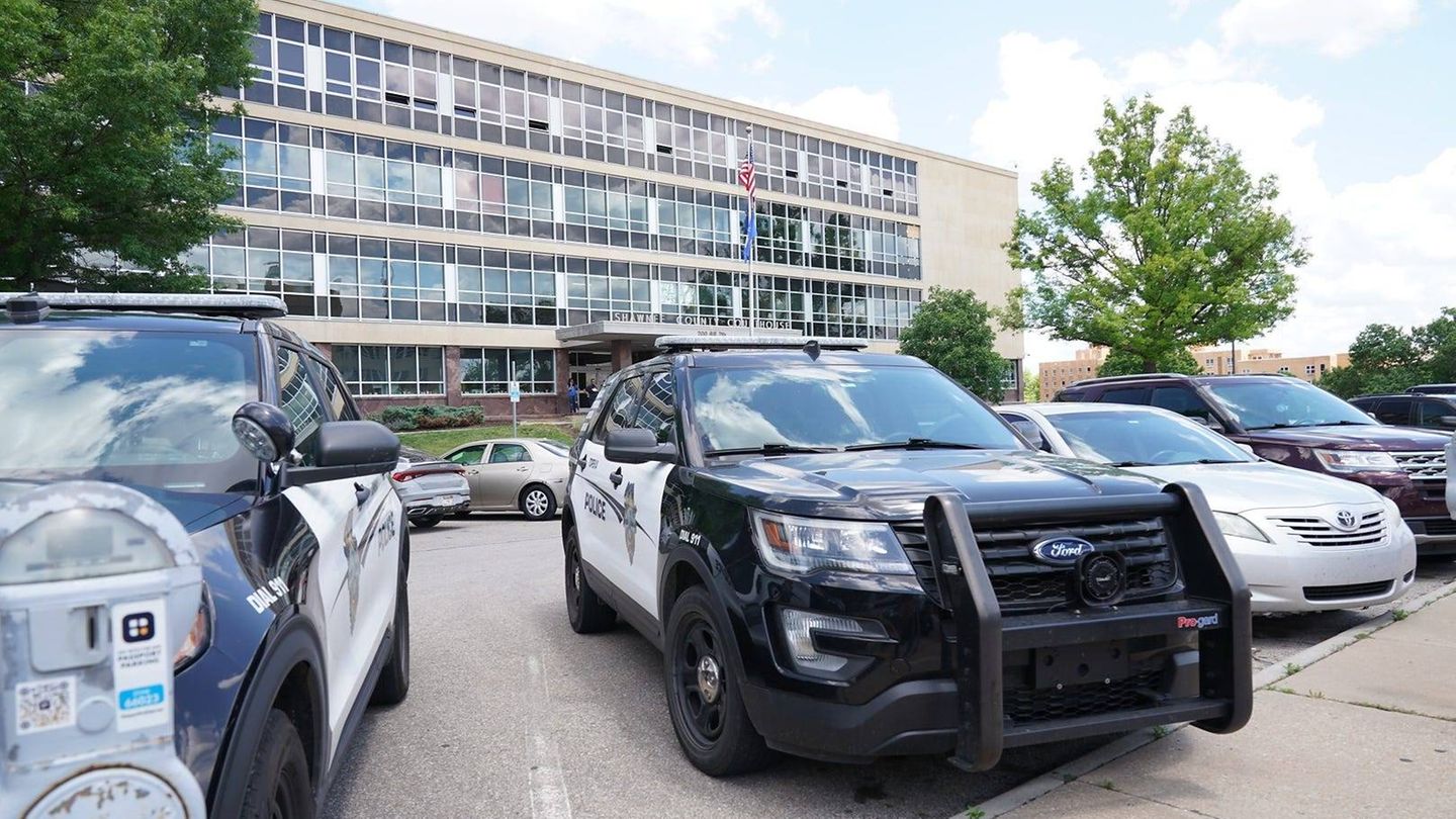 Das Shawnee County Courthouse in Topeka, Hauptstadt des US-Bundesstaates Kansas
