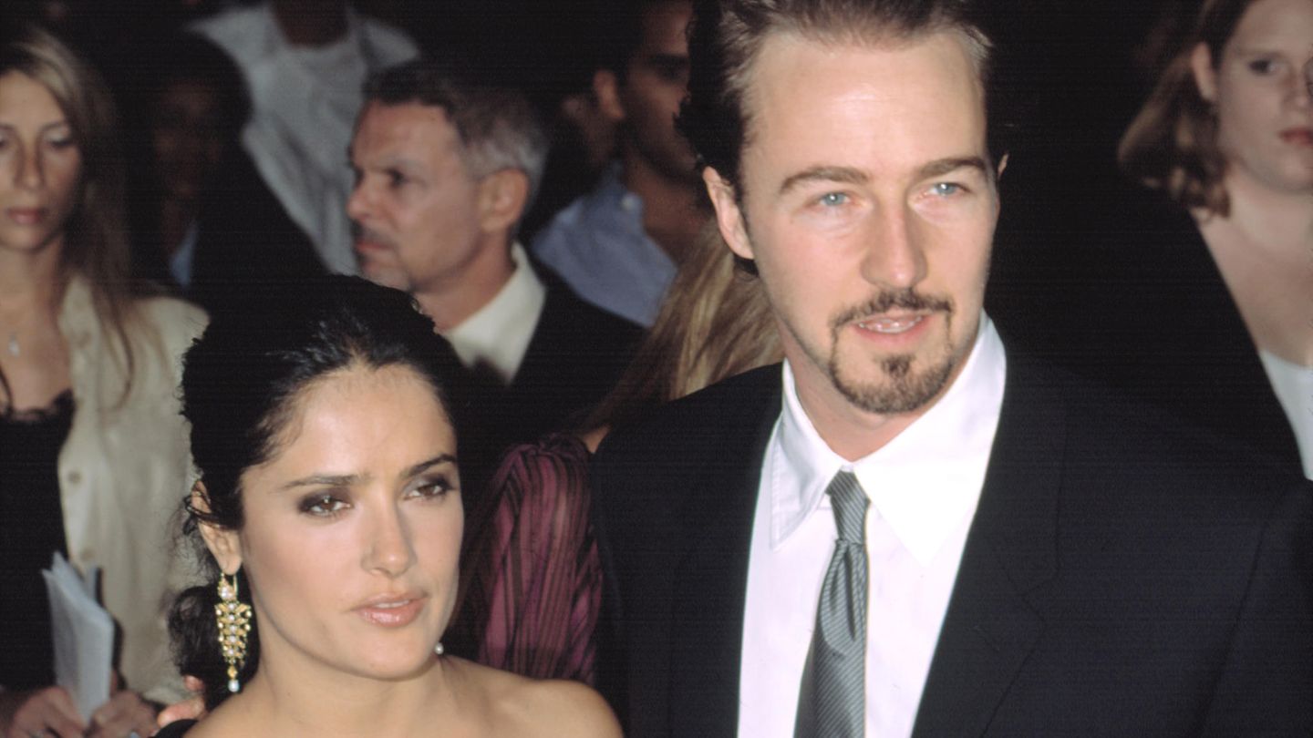 Salma Hayek und Edward Norton