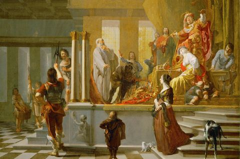 Gemälde von Nicolaus Knuepfer zeigt Kroesus und seine Schätze