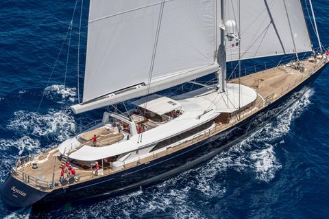 Die 56 Meter lange Luxus-Yacht "Bayesian"