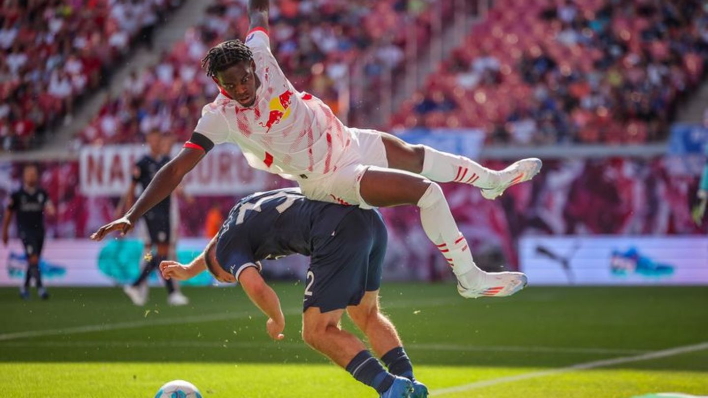 Fußball-Bundesliga: Start-Stolperer verhindert: Leipzig mit viel Luft nach oben