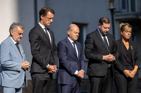 Olaf Scholz in Solingen