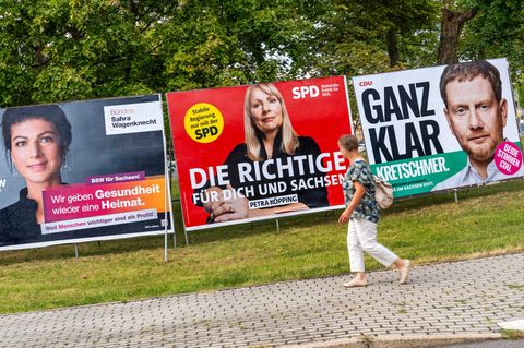 BSW, SPD und CDU in Sachsen werben um jeden Wähler, doch viele Jugendliche orientieren sich weiter nach rechts