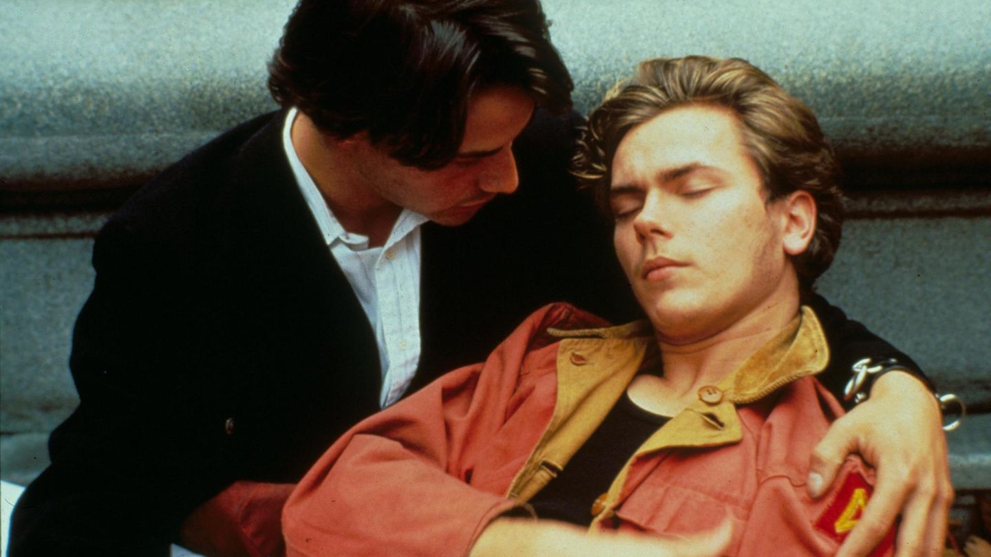 Keanu Reeves mit River Phoenix in MY OWN PRIVATE IDAHO (1991)