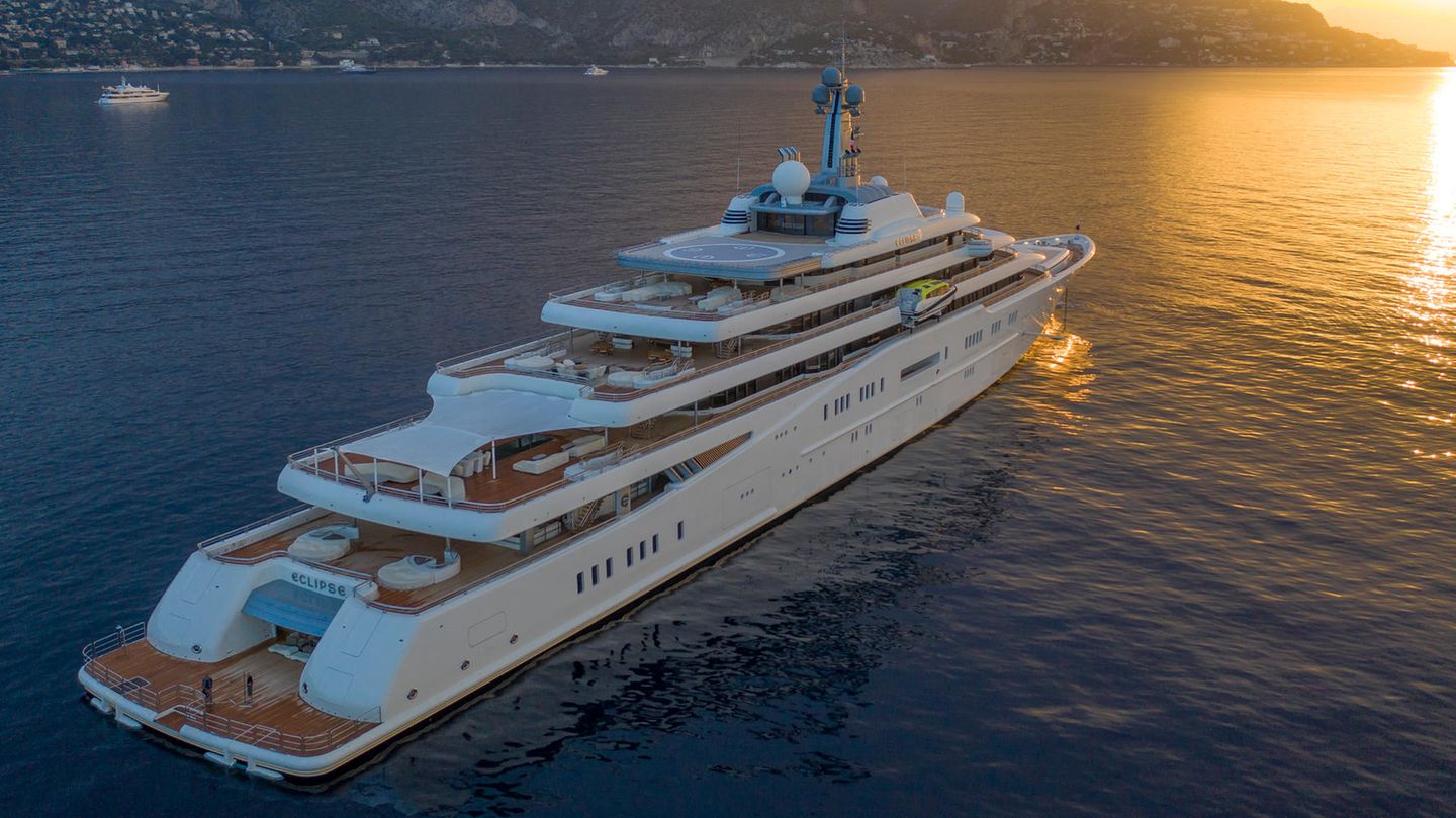 Die "Eclipse" (IMO 1009613) liegt mit 162 Metern auf dem dritten Platz