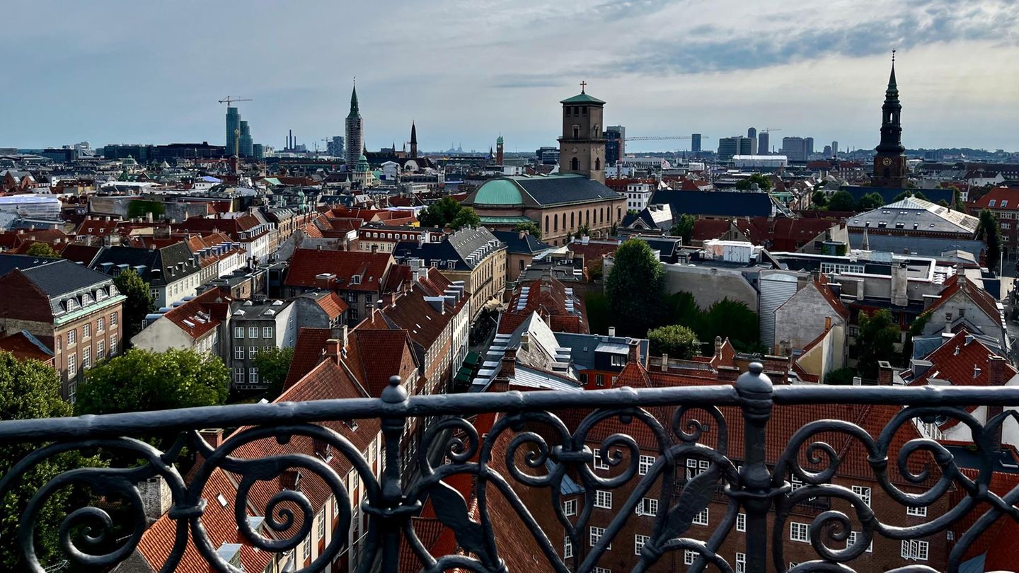Aussicht auf Kopenhagen vom Rundetaarn