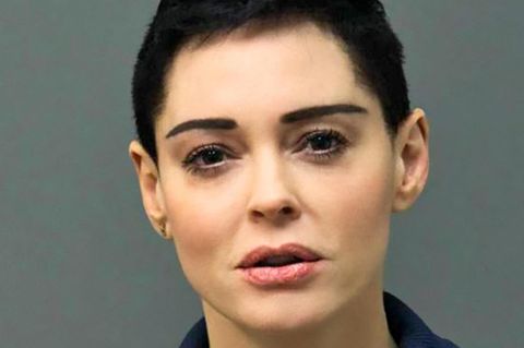Polizeifoto von Rose McGowan