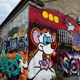 Wandgemälde und Streetart in Christiania