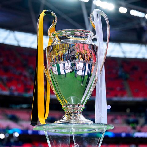 Champions League: Der Henkelpott, aufgestellt vor dem Finale im Wembley-Stadion in diesem Jahr