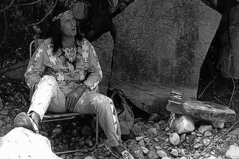 Clemens Meyer: Pierre Brice während Dreharbeiten von Winnetou