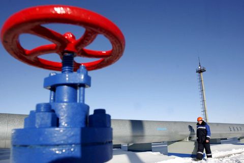 Energiepreise: Pipeline bei Sudscha in der Region Kursk – noch wird von hier russisches Gas nach Westen exportiert