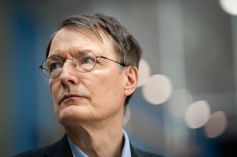 Karl Lauterbach im Porträt für ein Interview