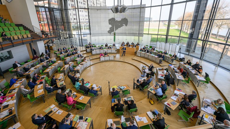 Plenum im Sächsischen Landtag