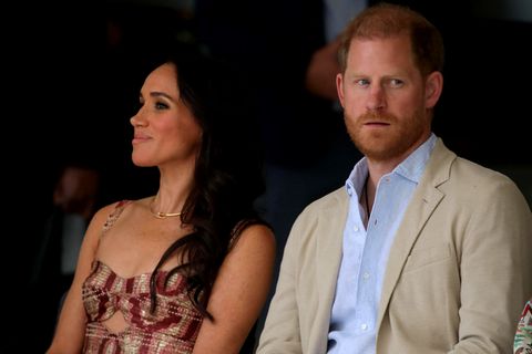 Prinz Harry und seine Frau Meghan bei ihrem Besuch in Kolumbien im August 2024