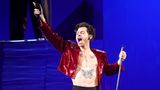 Harry Styles: unidentifiziertes Flugobjekt zwischen die Beine  Als Sänger von "One Direction" gehörten hysterische Fans zu seinem alltäglichen Programm, sie belagerten seine Wohnung, die seiner Familie, und einmal schickte man ihm eine Damenbinde, auf die man seinen Namen geschrieben hatte. Aber auf das, was 2022 in Chicago auf der Bühne passierte, war auch Harry Styles nicht vorbereitet.  Der heute 30-Jährige flirtete zwischen zwei Songs mit dem Publikum, als ihn etwas – eine Münze? – zwischen die Beine traf. Harry Styles ging erstaunlich cool mit der Situation um: Erst krümmte er sich vor Schmerz,  dann schlackerte er mit den Beinen, wie um zu überprüfen, ob noch alles dran war. Schließlich ging die Show weiter – das alles sehen Sie hier