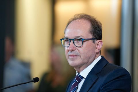 Alexander Dobrindt am 02.07.2024 bei einem Pressestatement