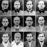 Porträtsammlung: Die Angeklagten im Nürnberger Ärzteprozess