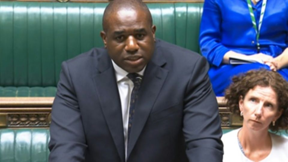 Der britische Außenminister David Lammy