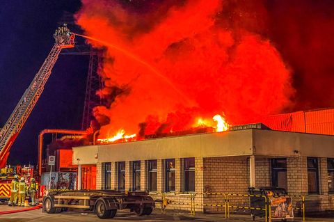 Brandstiftung einer Müllanlage
