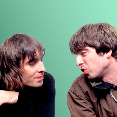 Die Brüder Liam (l.) und Noel Gallagher der Band Oasis