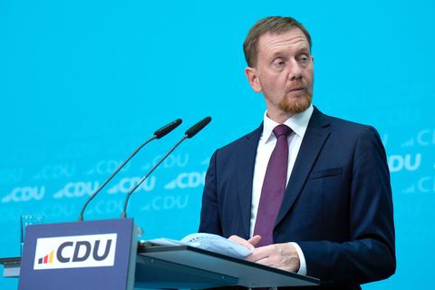 Wahl in Sachsen: Michael Kretschmer