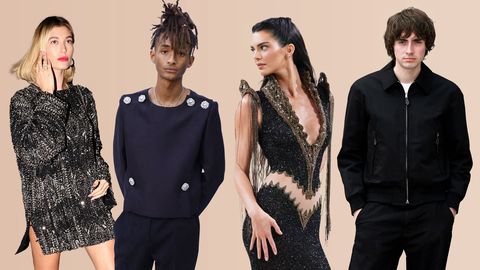 Nepo-Babys de luxe: Hailey Bieber, Jaden Smith, Kendall Jenner und Gene Gallagher (v.l.) 