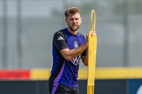 Niclas Füllkrug beim Training des DFB-Teams